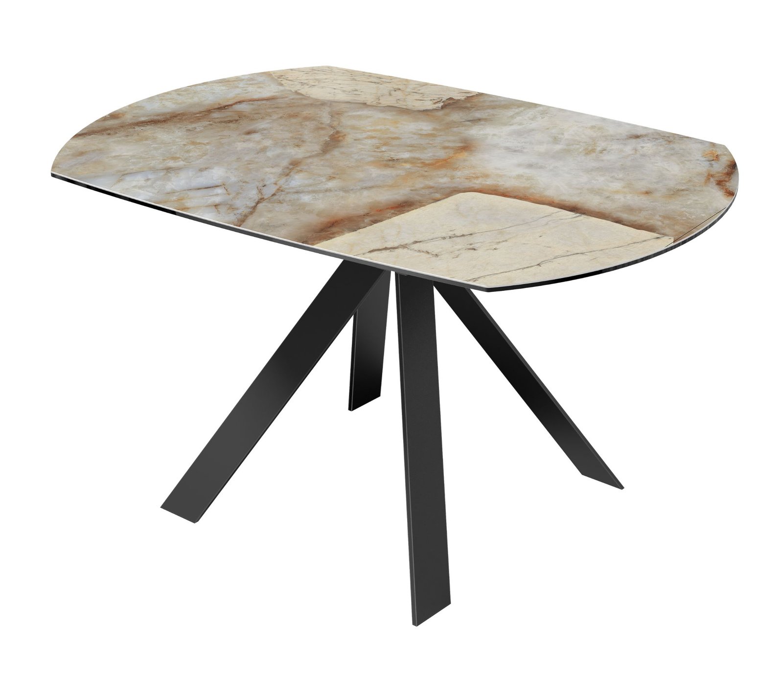 Akante valgomojo stalas su praplėtimu NEW AUSTIN_Bjarnumbaldai