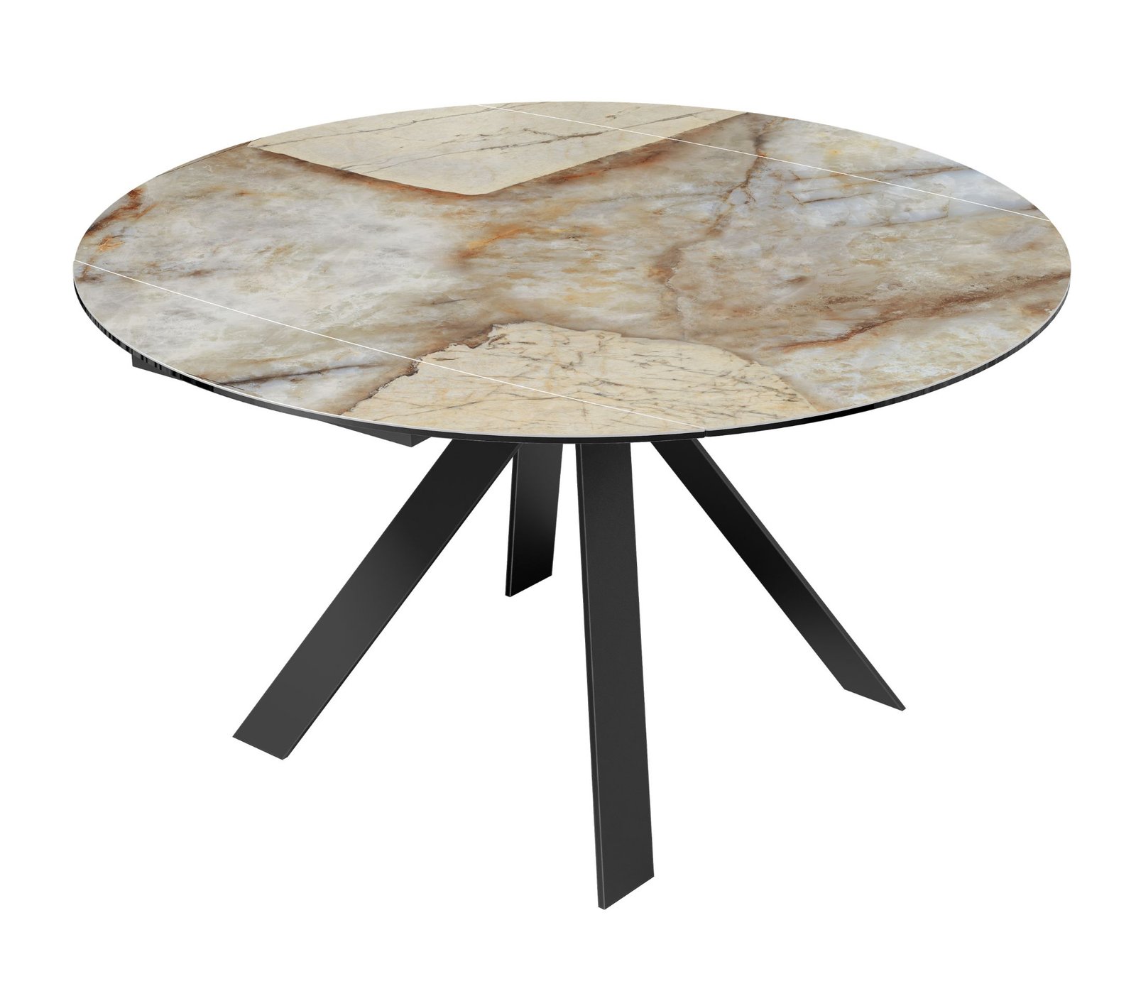 Akante valgomojo stalas su praplėtimu NEW AUSTIN_Bjarnumbaldai