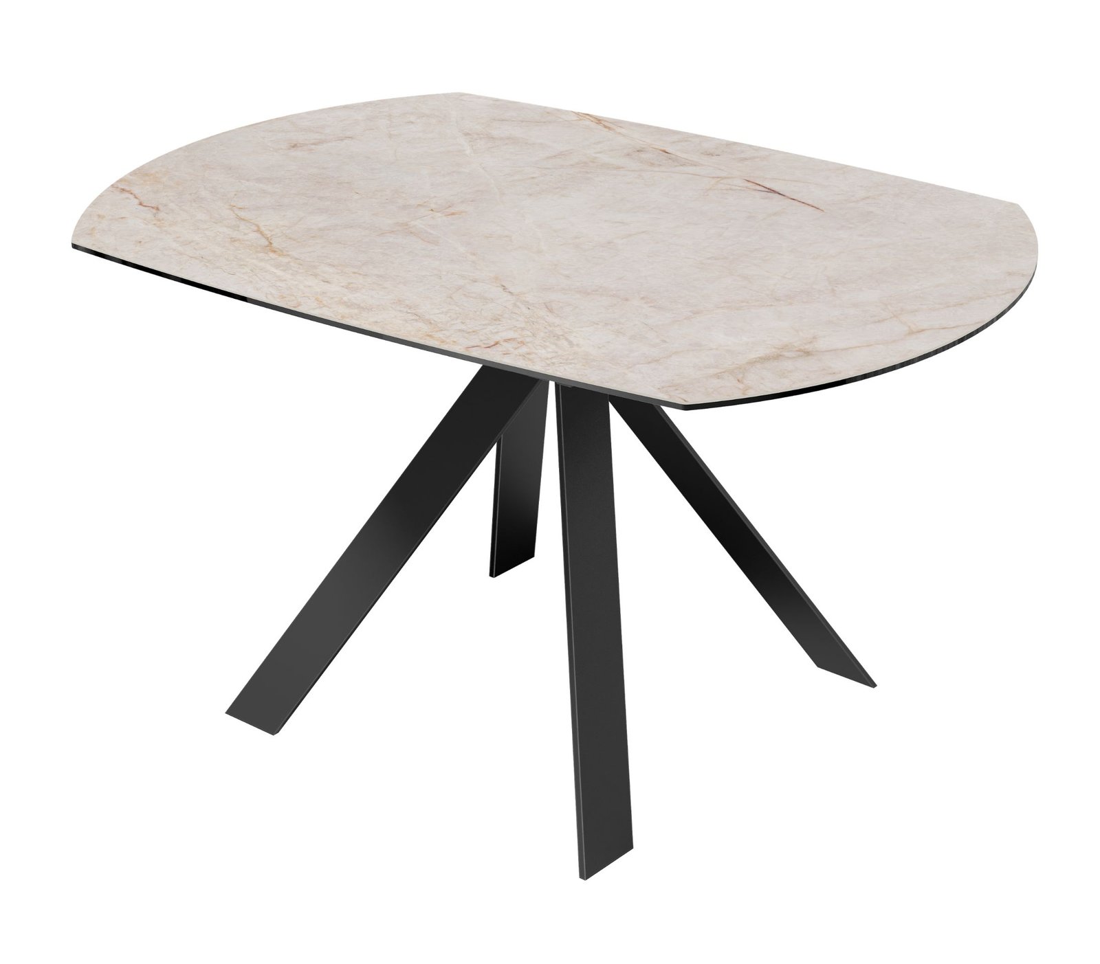 Akante valgomojo stalas su praplėtimu NEW AUSTIN_Bjarnumbaldai