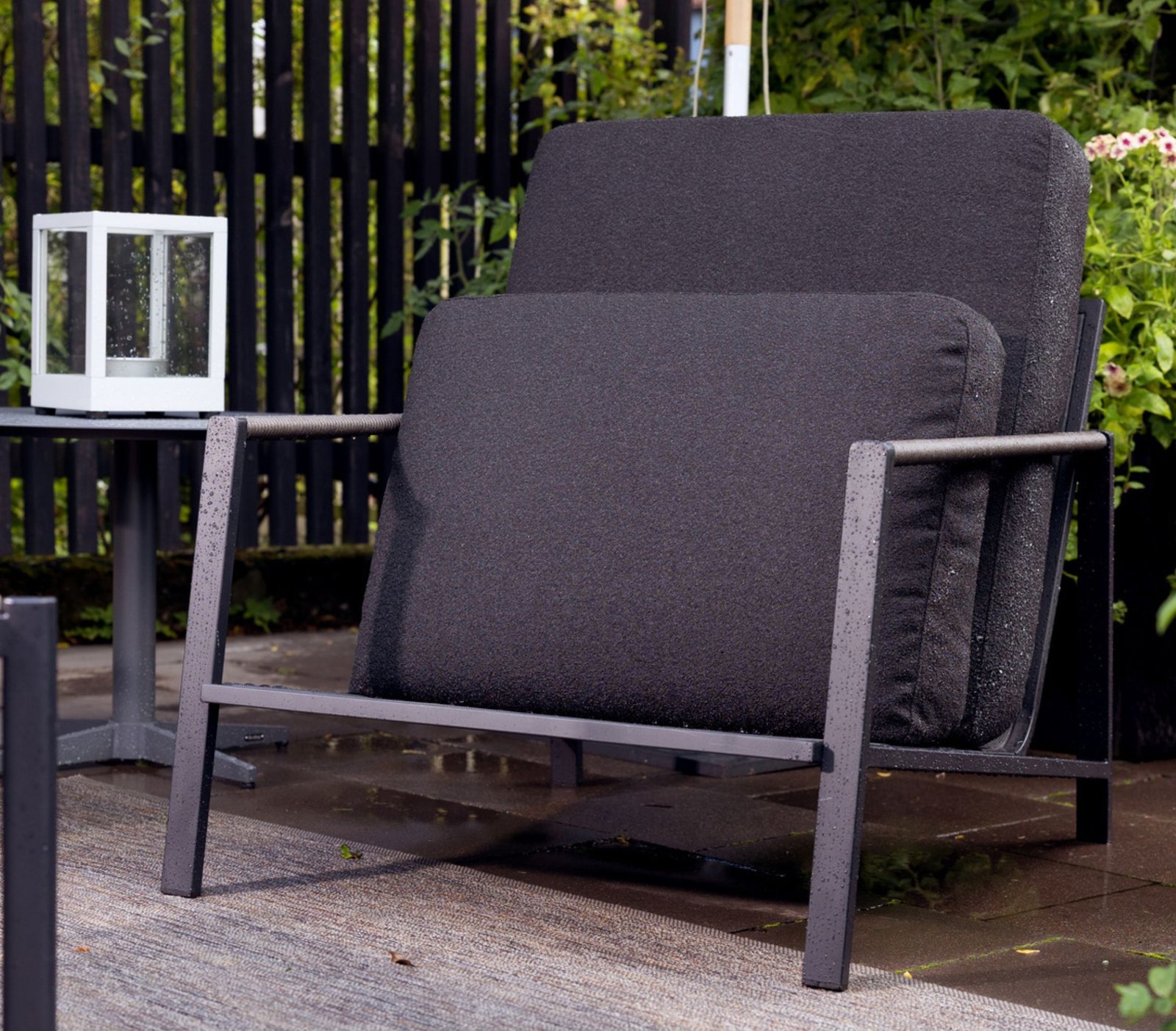 Lauko poilsio komplektas LYRA Black_bjarnum baldai