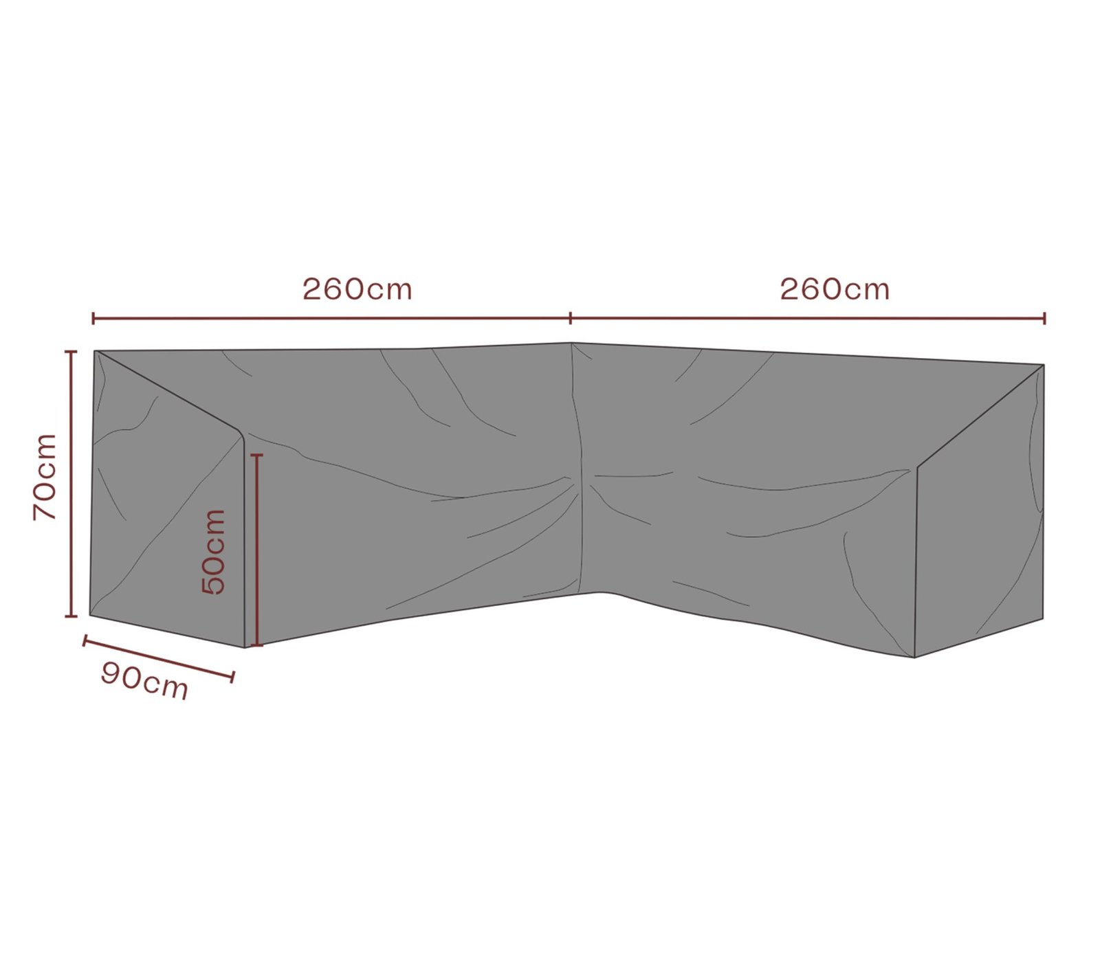 Lauko baldu uzdangalas (260x260 cm)_Bjarnum baldai