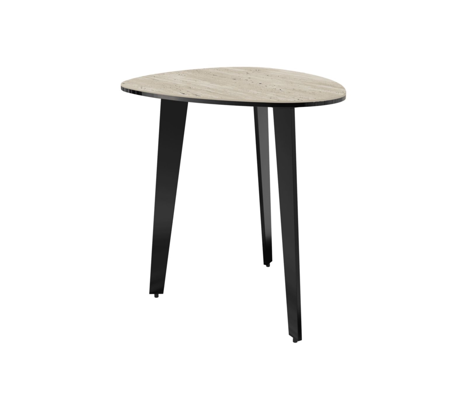 Akante šoninis staliukas GALET Travertine